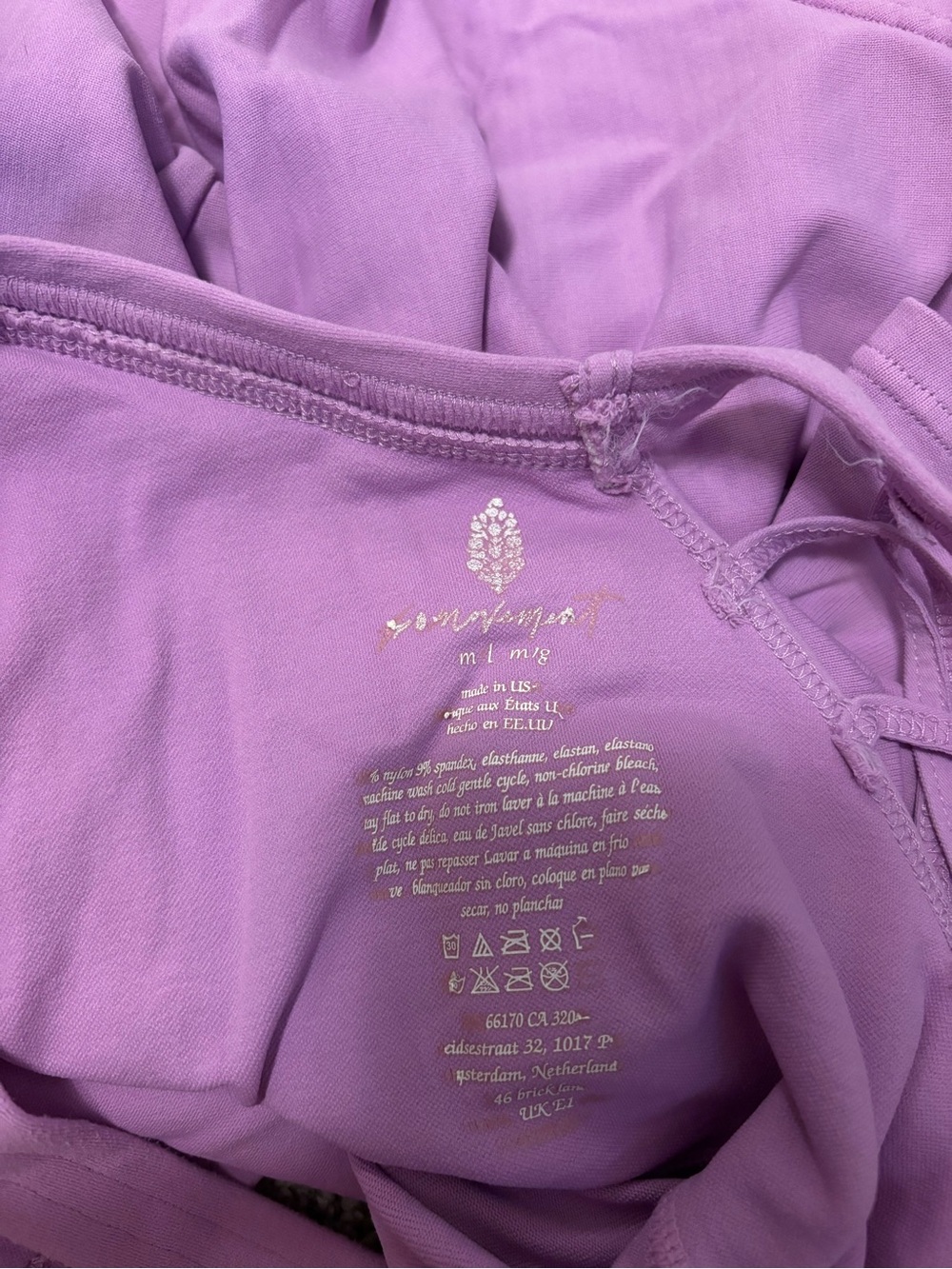 Free People Movement Lilac Crossback Tennis Dress - Picture 5 of 5